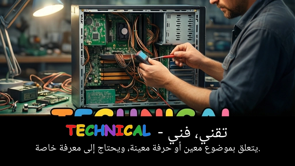 Arabic Illustration for technical